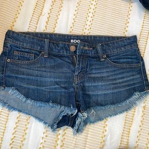 Urban Outfitters blue Jean shorts. Size 25 inch waist.